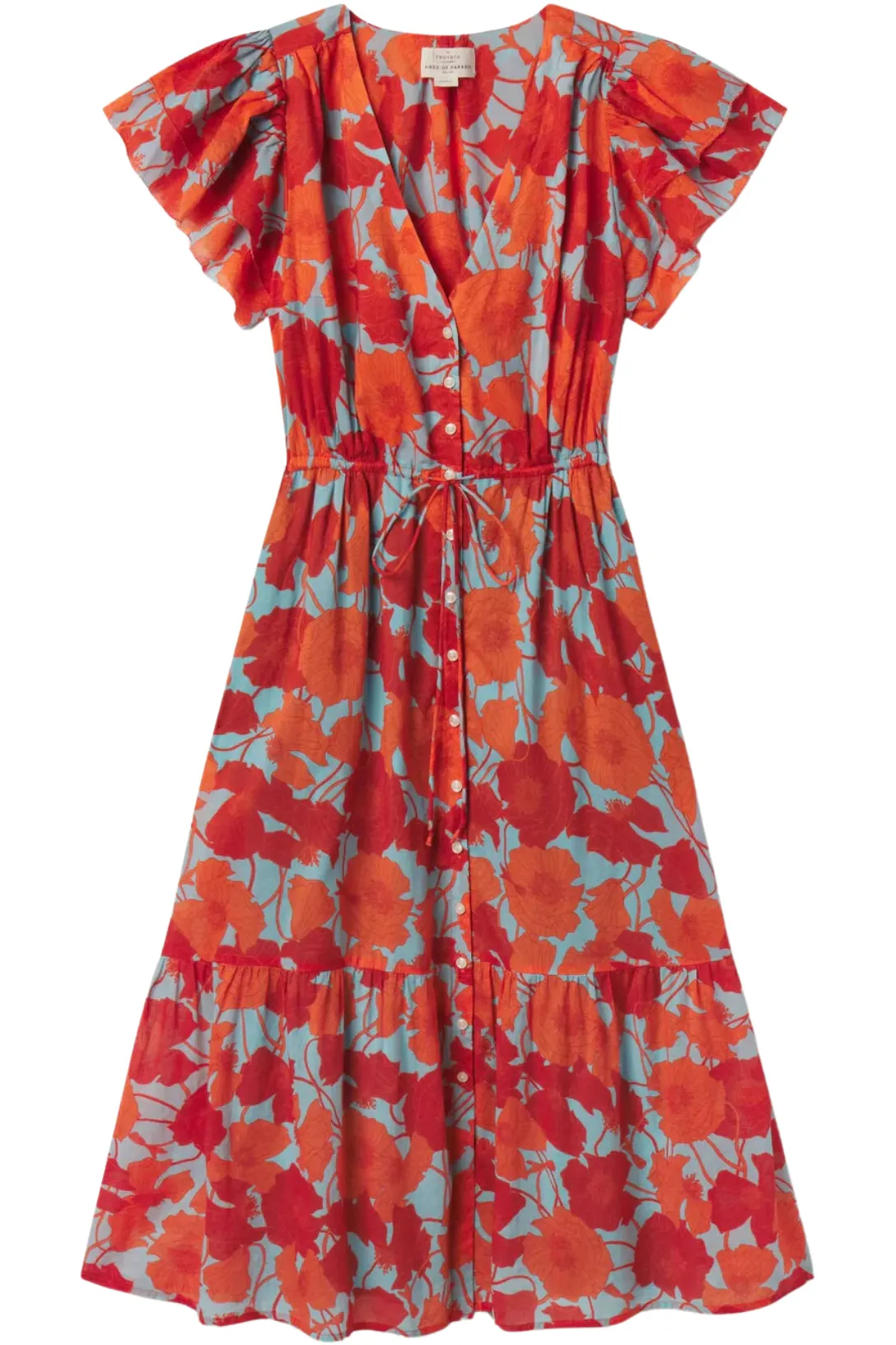 Kristine Dress | Shoreline Poppy