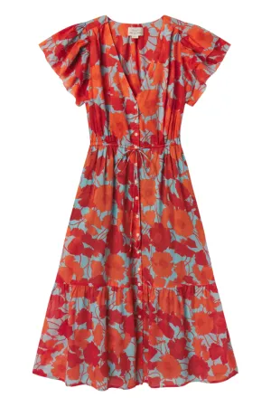 Kristine Dress | Shoreline Poppy