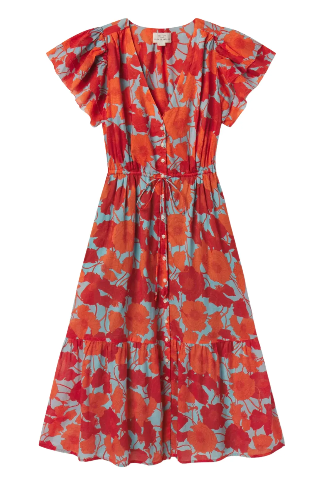 Kristine Dress | Shoreline Poppy