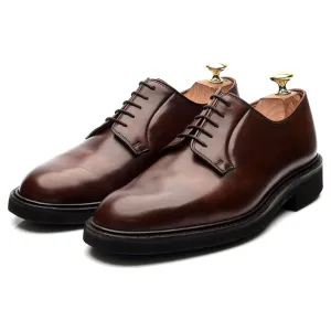 'Lanark 3' Dark Brown Leather Derby UK 7 E