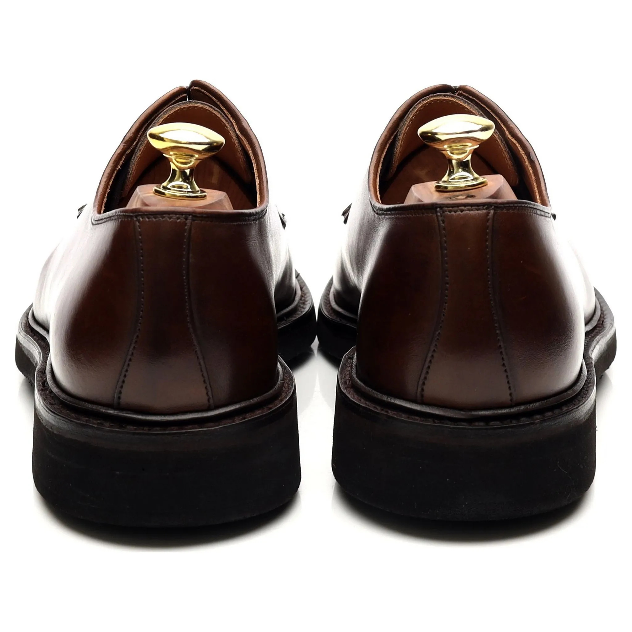 'Lanark 3' Dark Brown Leather Derby UK 7 E