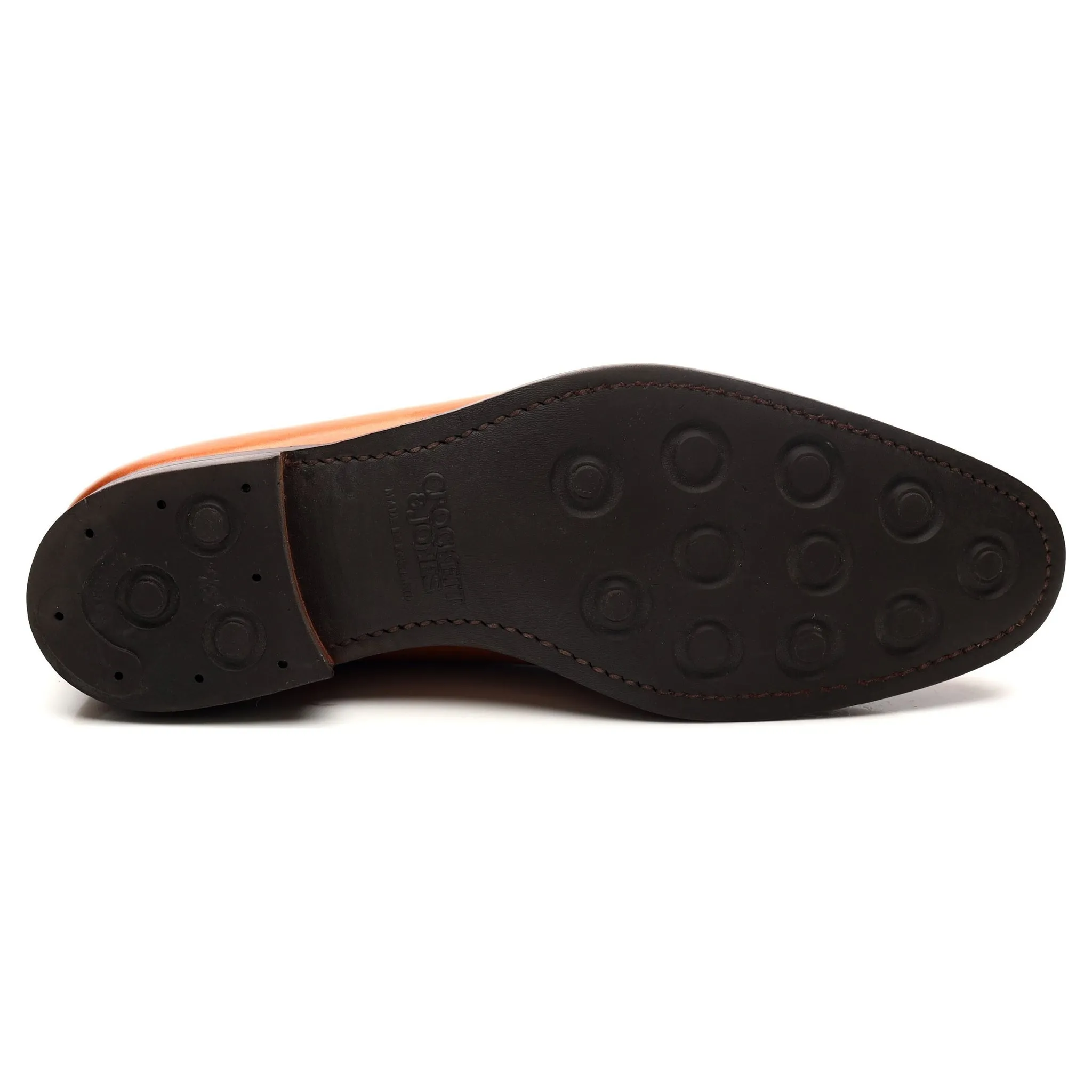 'Langdon' Tan Brown Leather Split Toe Derby UK 9.5 E