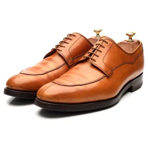 'Langdon' Tan Brown Leather Split Toe Derby UK 9.5 E