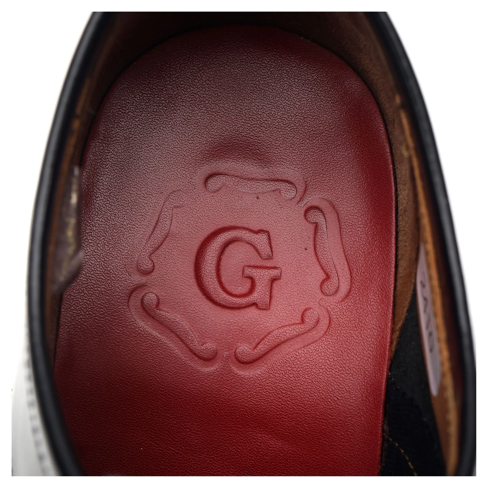 'Lennie' Black Leather Wedge Derby UK 7 F