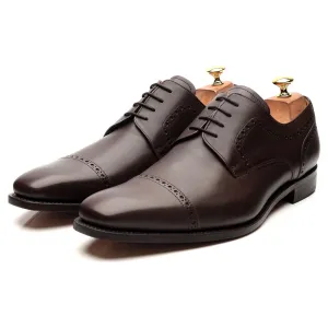 'Leo' Dark Brown Leather Derby UK 10 G