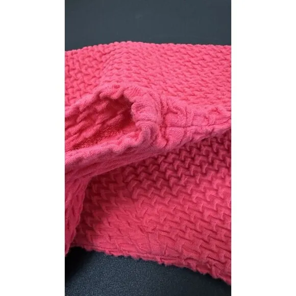 lilly pulitzer dress Medium Coco Island Coral Pink Textured Knit Mini