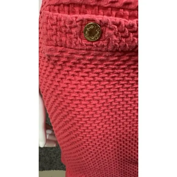 lilly pulitzer dress Medium Coco Island Coral Pink Textured Knit Mini
