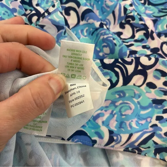 LILLY PULITZER Marilina Tunic Dress RAISING SHELL Size XXS Vacation Beach Cruise