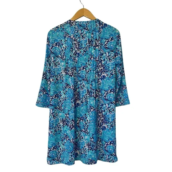 LILLY PULITZER Marilina Tunic Dress RAISING SHELL Size XXS Vacation Beach Cruise