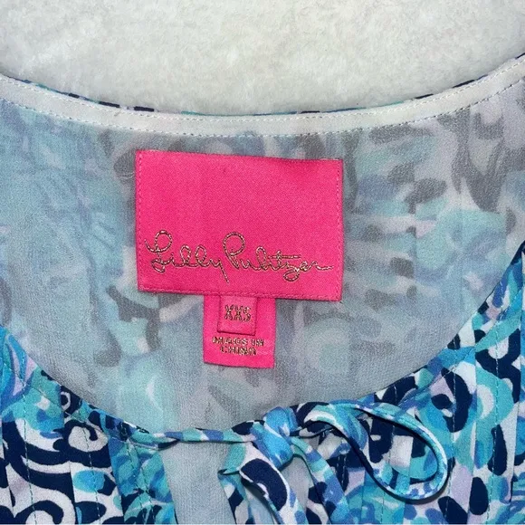 LILLY PULITZER Marilina Tunic Dress RAISING SHELL Size XXS Vacation Beach Cruise