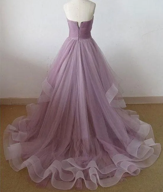 Lovely Tulle Layers Sweetheart Formal Gown, Gorgeous Handmade Party Dress