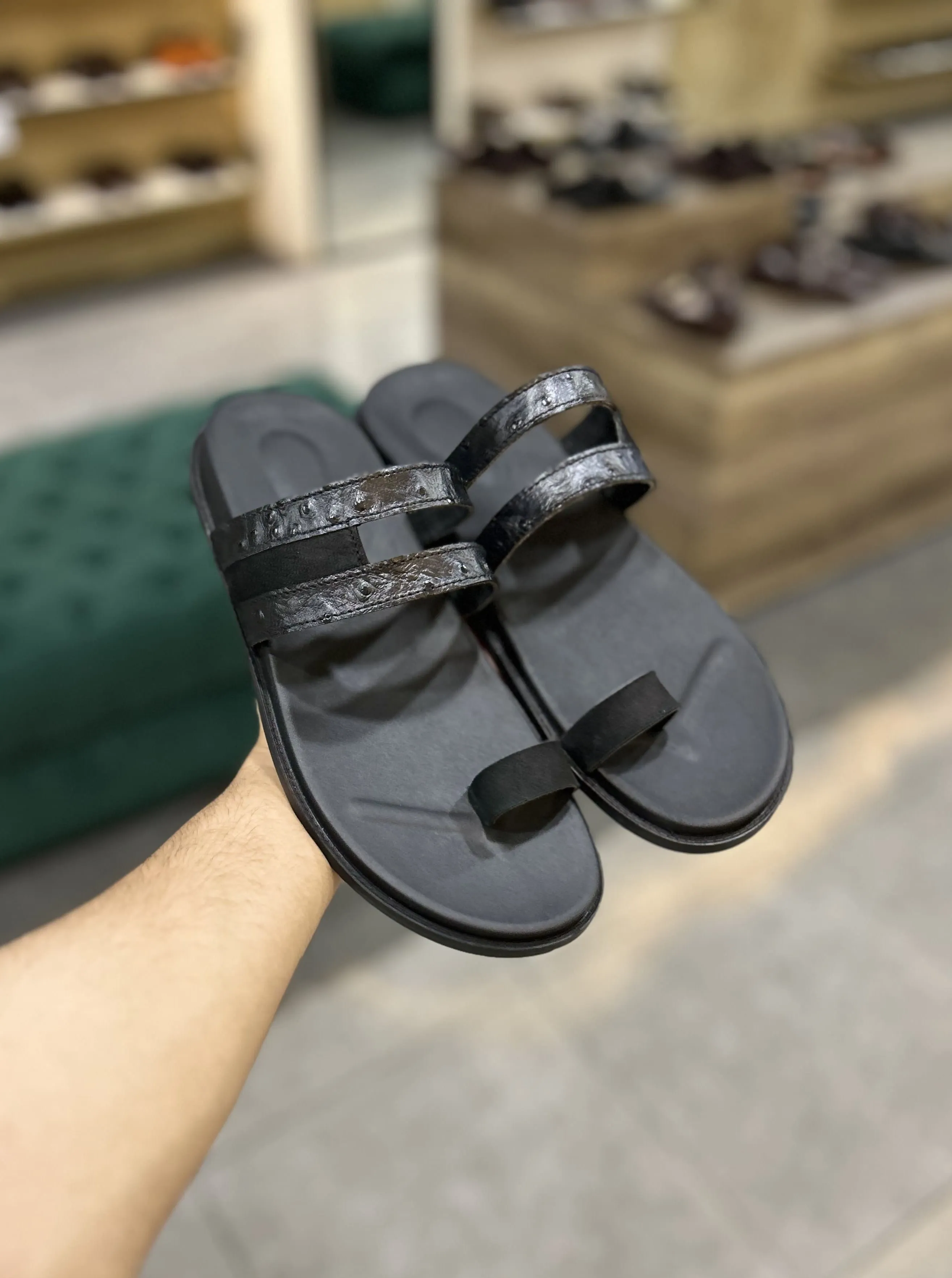 LS Pure leather Handmade Nomad Chappal - 5009