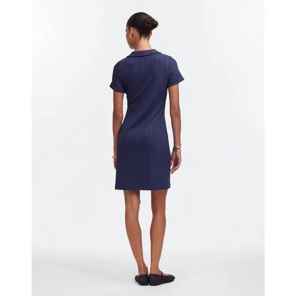 Madewell Ribbed Polo Mini Dress – Small – NWT