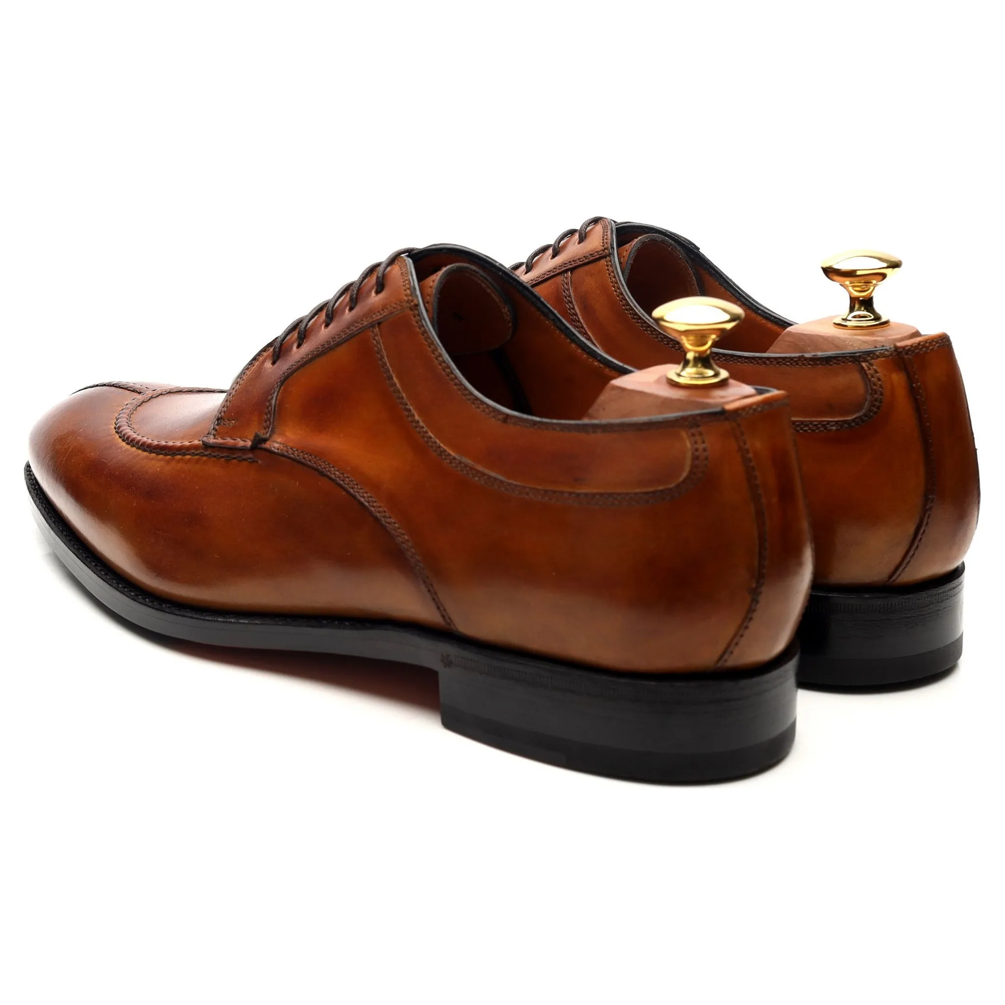 'Magnifico' Brown Leather Split Toe Derby UK 9 EU 43
