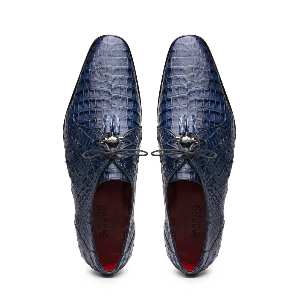Marco Di Milano Lacio Navy Caiman Crocodile Derby