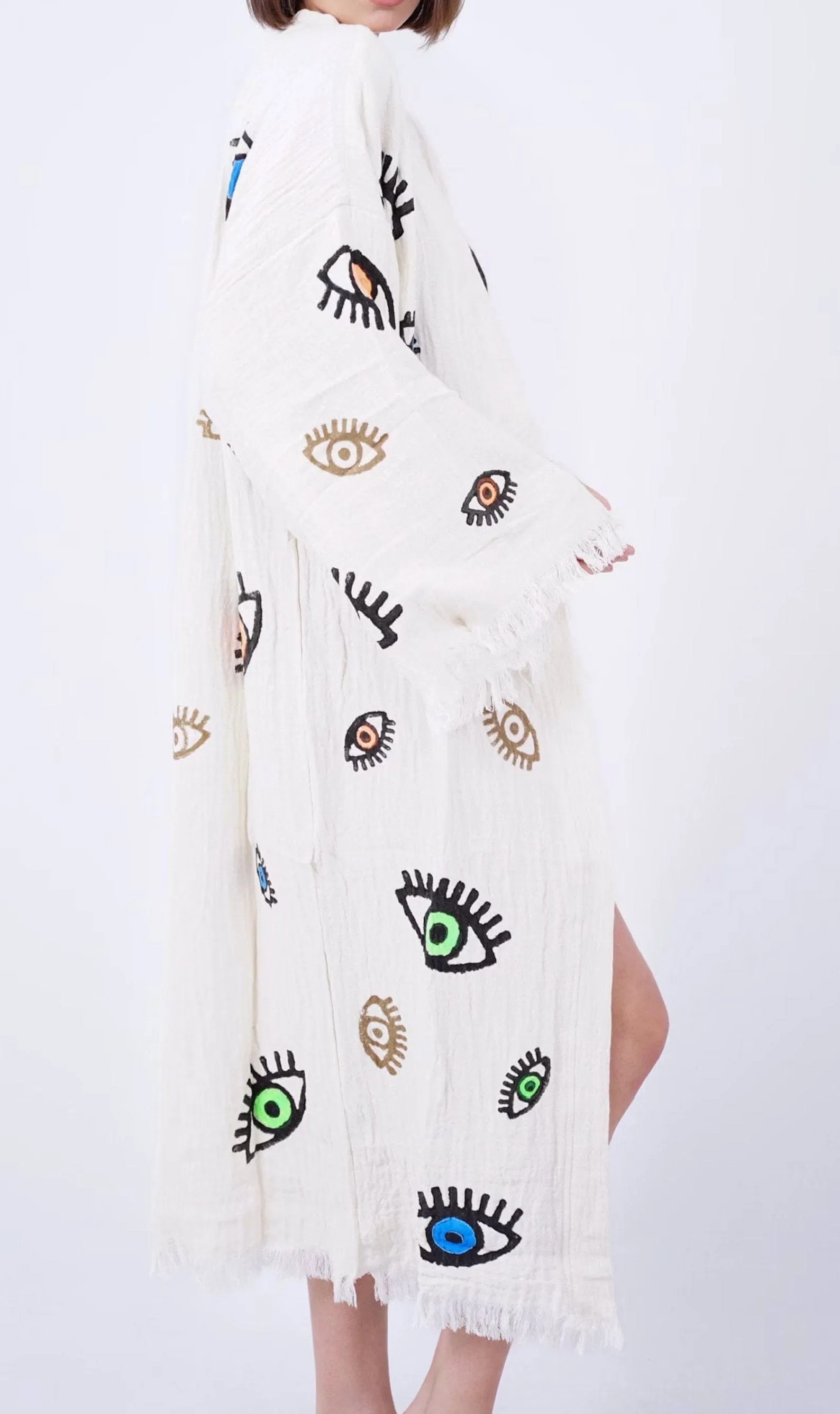 Marina Handmade Cotton Kimono | Colourful Eyes