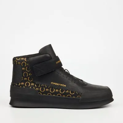 Mazerata Valentino 1 Print Boot Black
