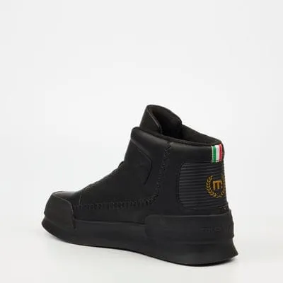 Mazerata Valentino 1 Print Boot Black