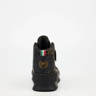 Mazerata Valentino 1 Print Boot Black