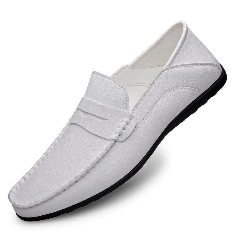 Men's Classic Black&White Business Office Dress Shoes