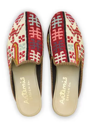 Men's Sumak Kilim Slippers - Size 10