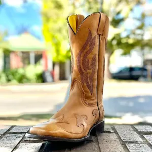 Men's Tan Wingtip
