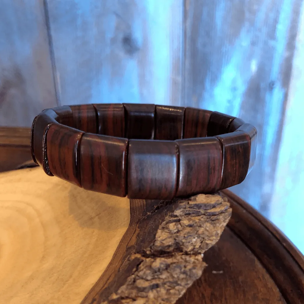 Mens Wood Tile Bracelet - Artisan Find