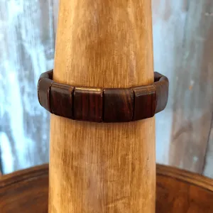 Mens Wood Tile Bracelet - Artisan Find