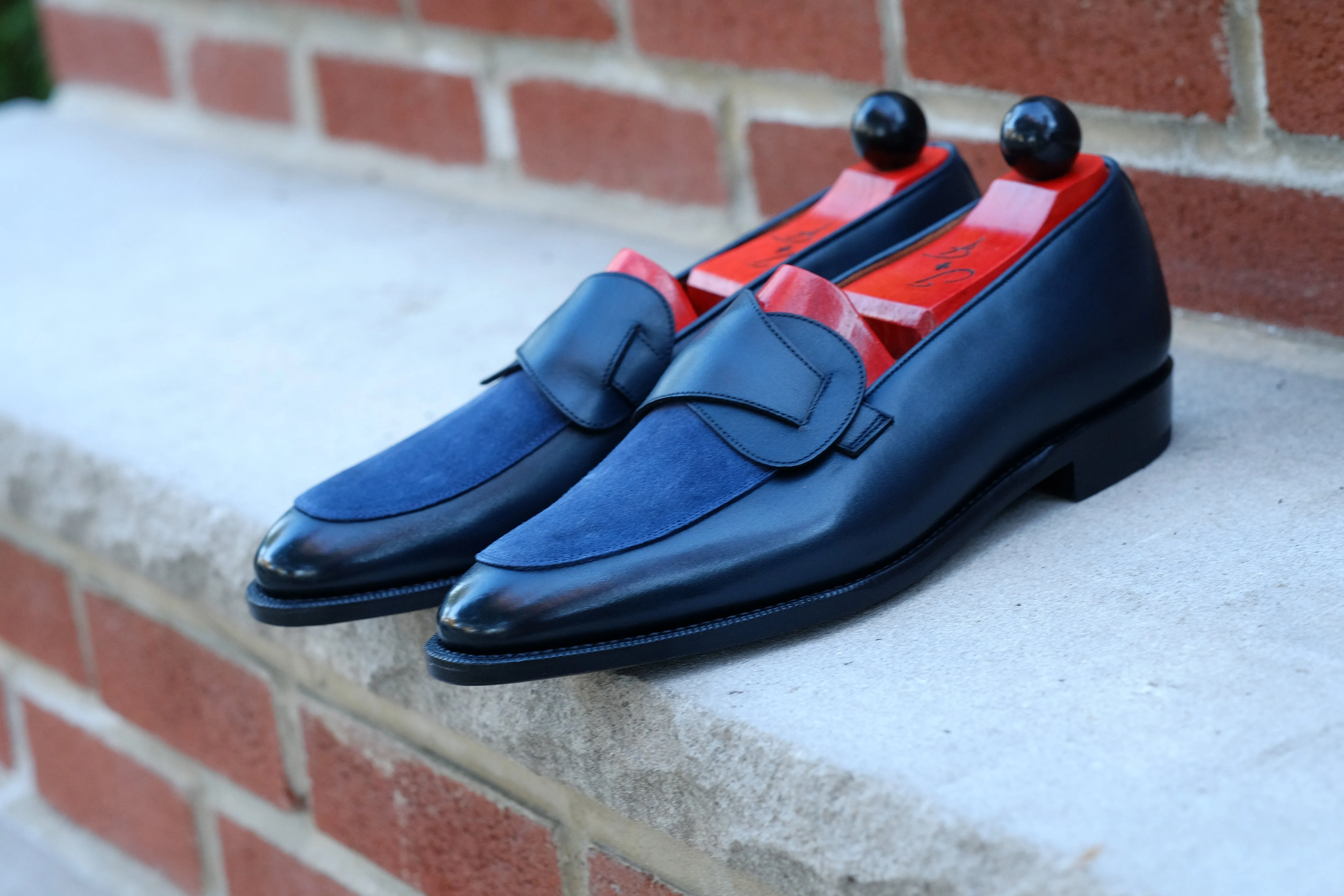 Meridian - Midnight Calf / Navy Suede