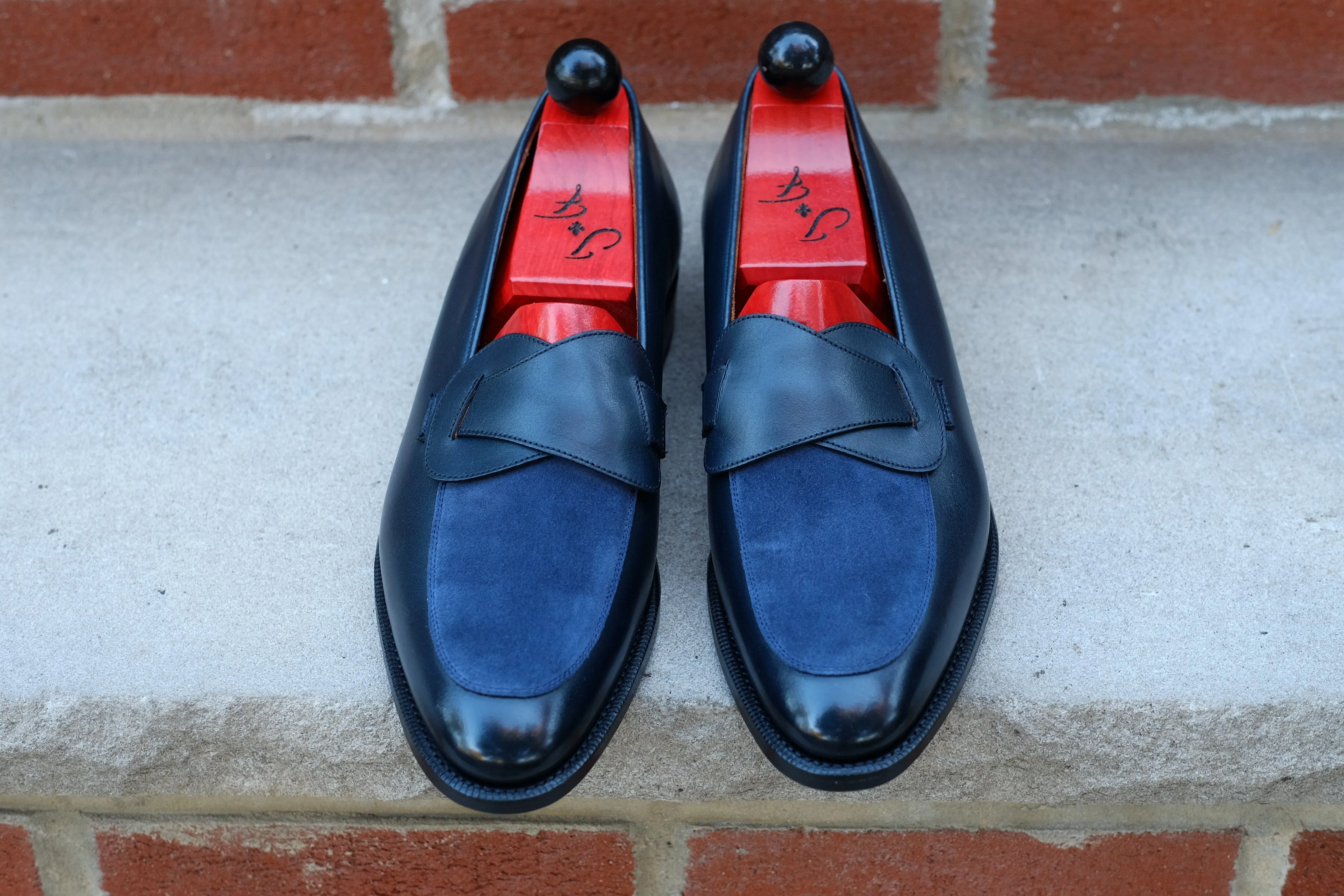 Meridian - Midnight Calf / Navy Suede