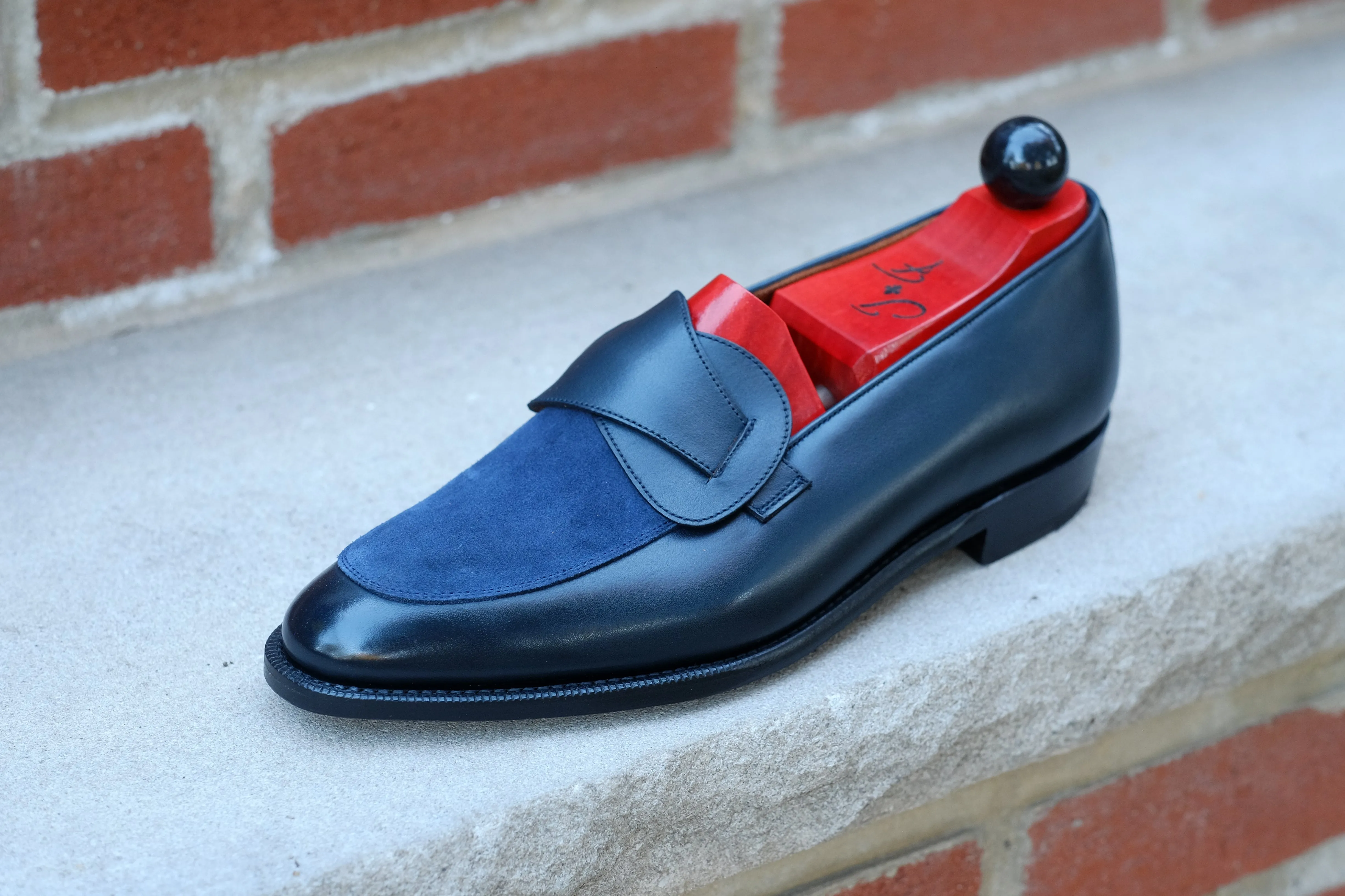 Meridian - Midnight Calf / Navy Suede