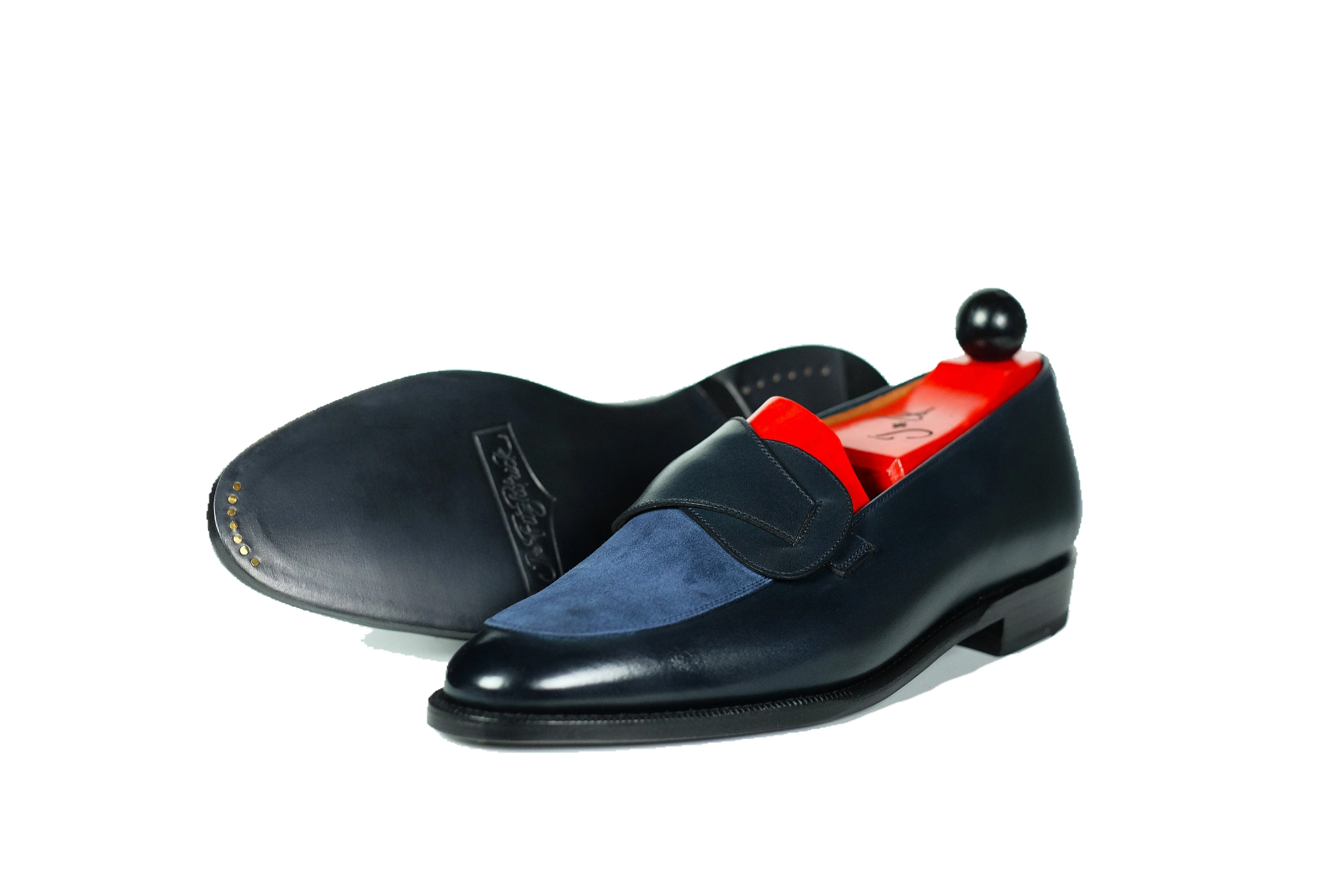 Meridian - Midnight Calf / Navy Suede