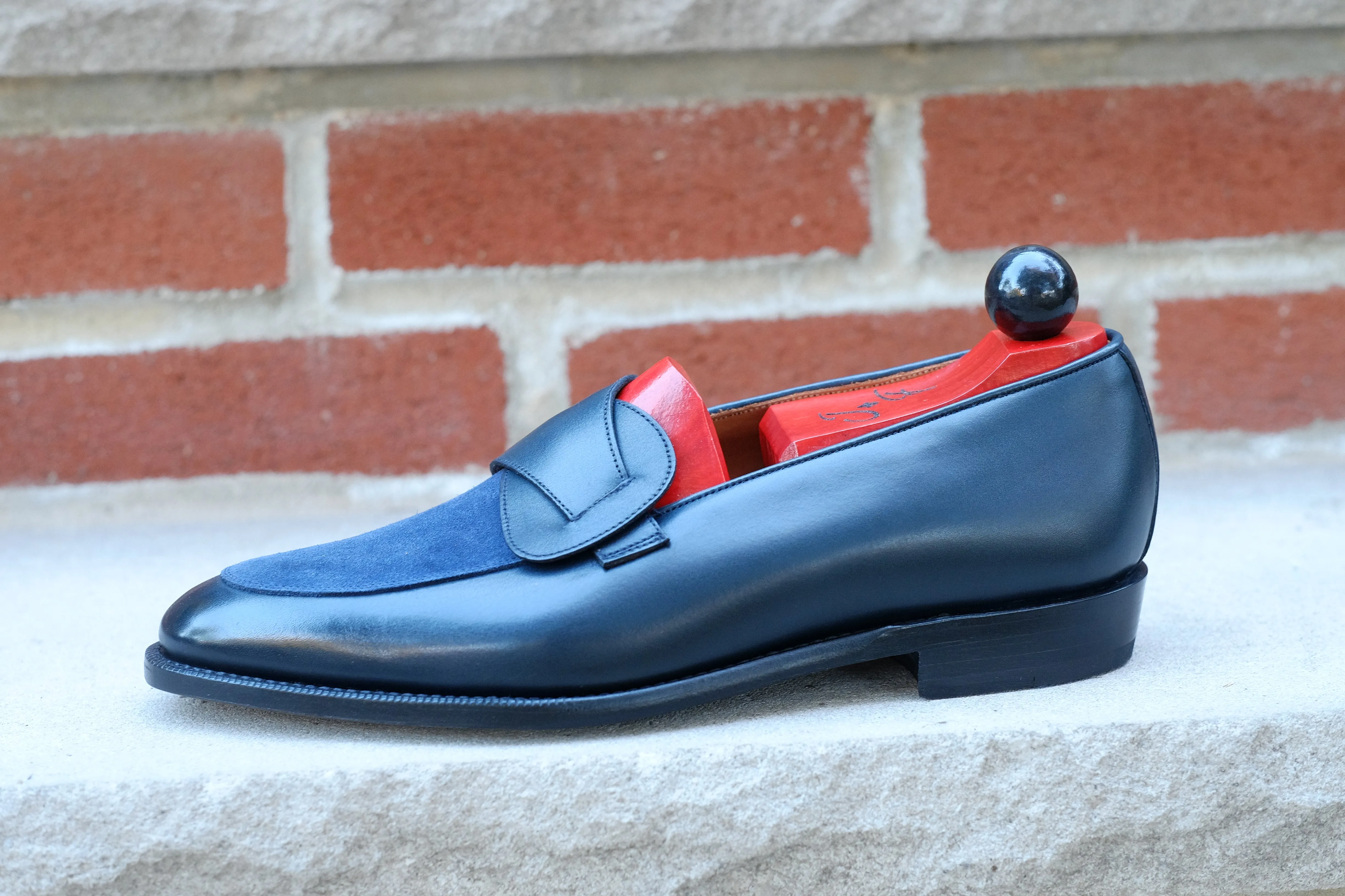 Meridian - Midnight Calf / Navy Suede