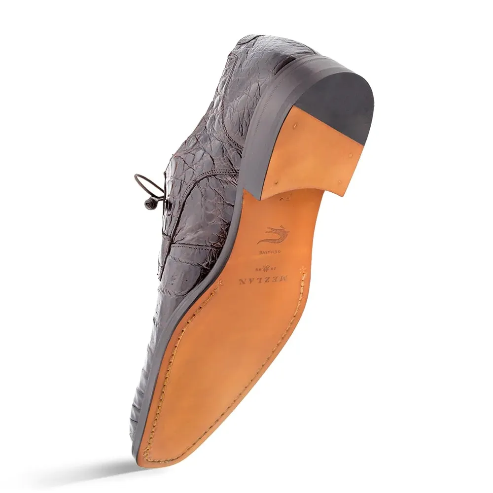 Mezlan Crocodile Derby Shoes - Mezlan Crocodile Derby Dress Shoes - Mezlan Dress Shoe On Sale