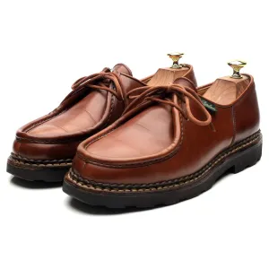 'Michael' Tan Brown Leather Apron Derby UK 7 EU 41