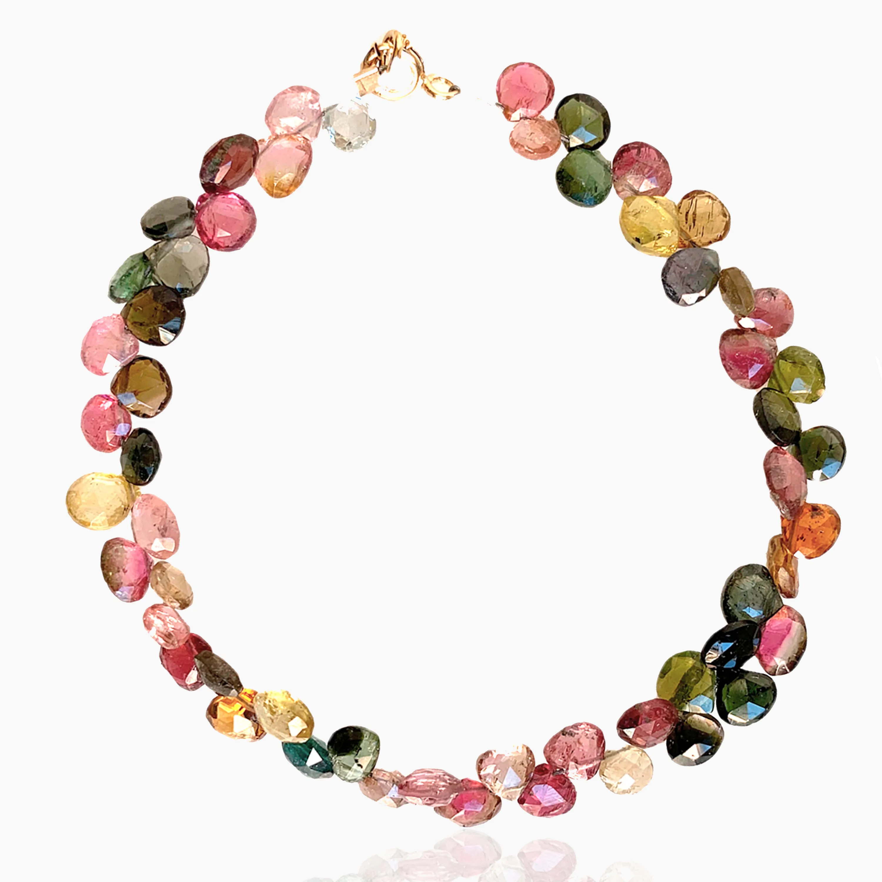 Mini Briolette Tourmaline Bracelet