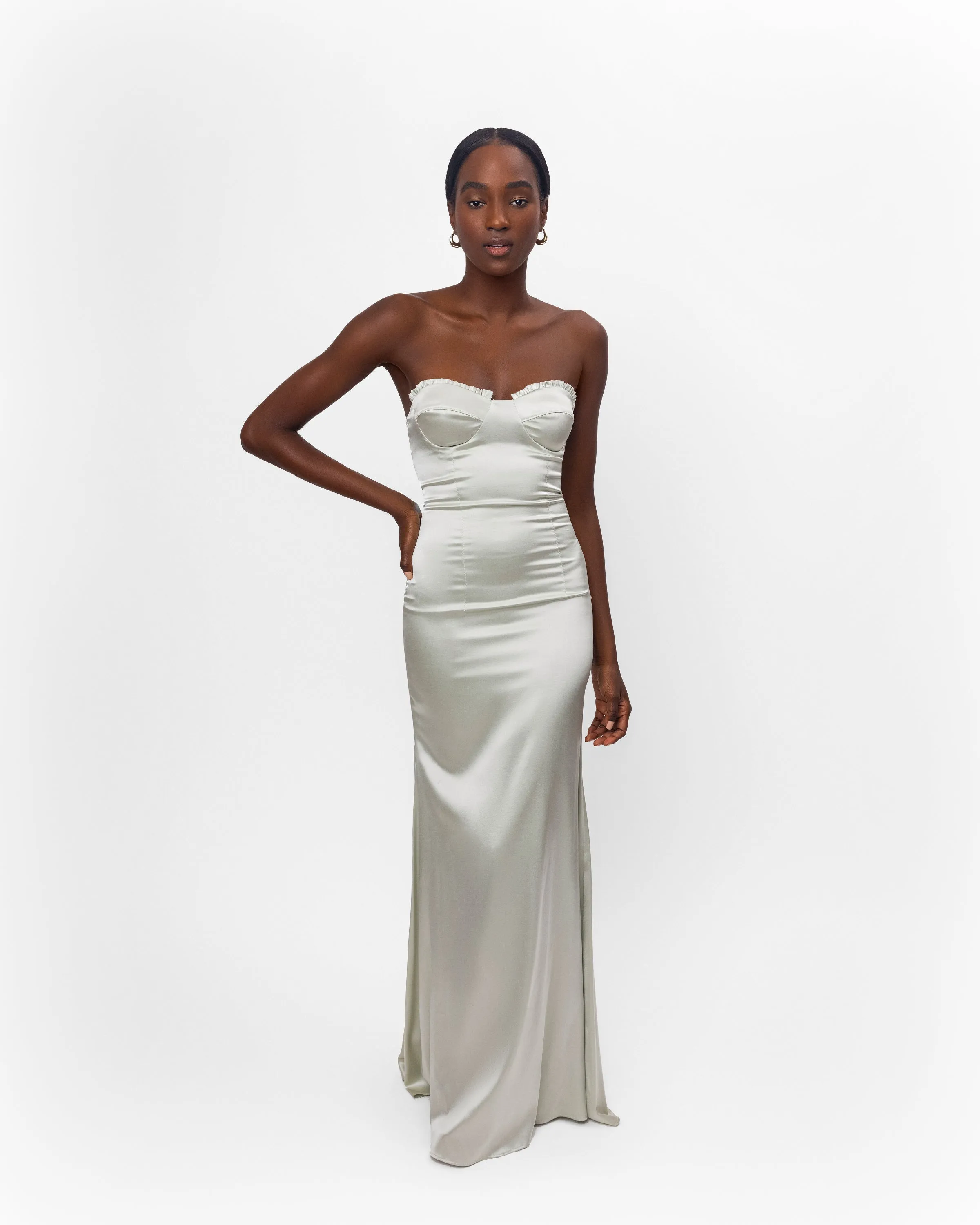 MIRA SILK GOWN SALE