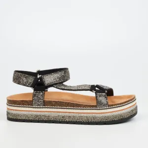 Miss Black Thick Sole -Black