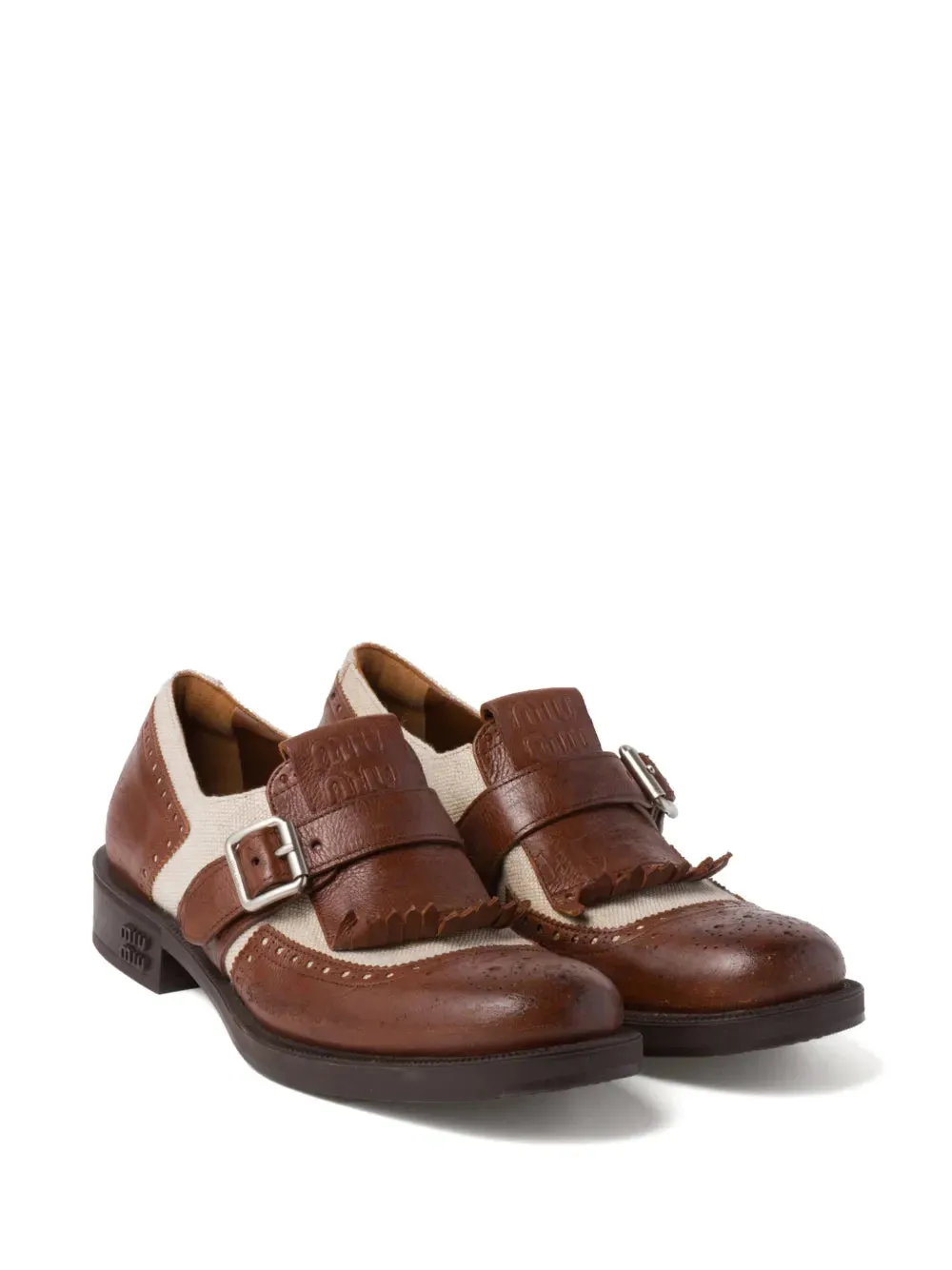 Miu Miu x Church's Shanghai leather Derby shoes