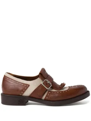 Miu Miu x Church's Shanghai leather Derby shoes