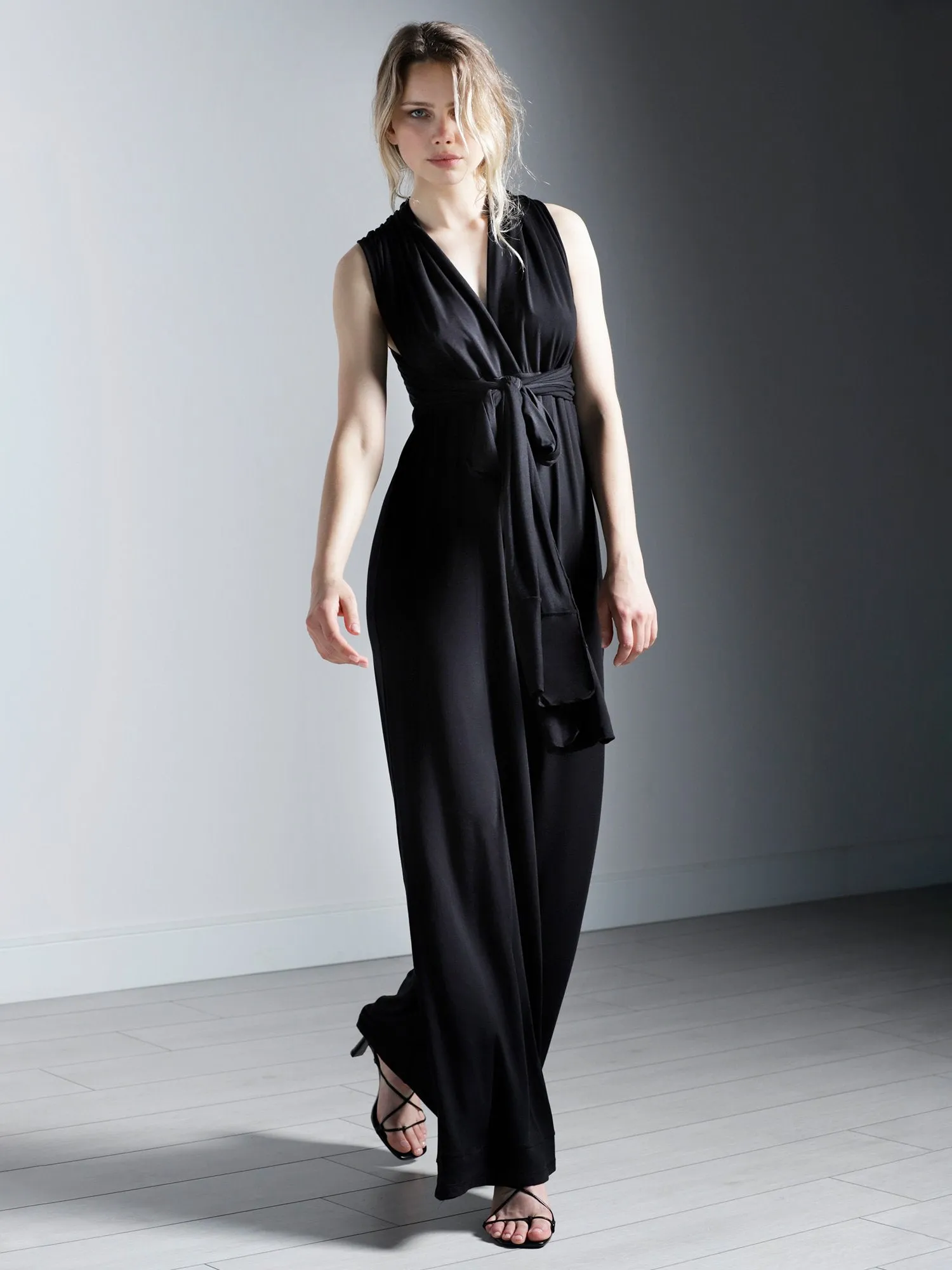 MODAL INFINITY JUMPSUIT, BLACK
