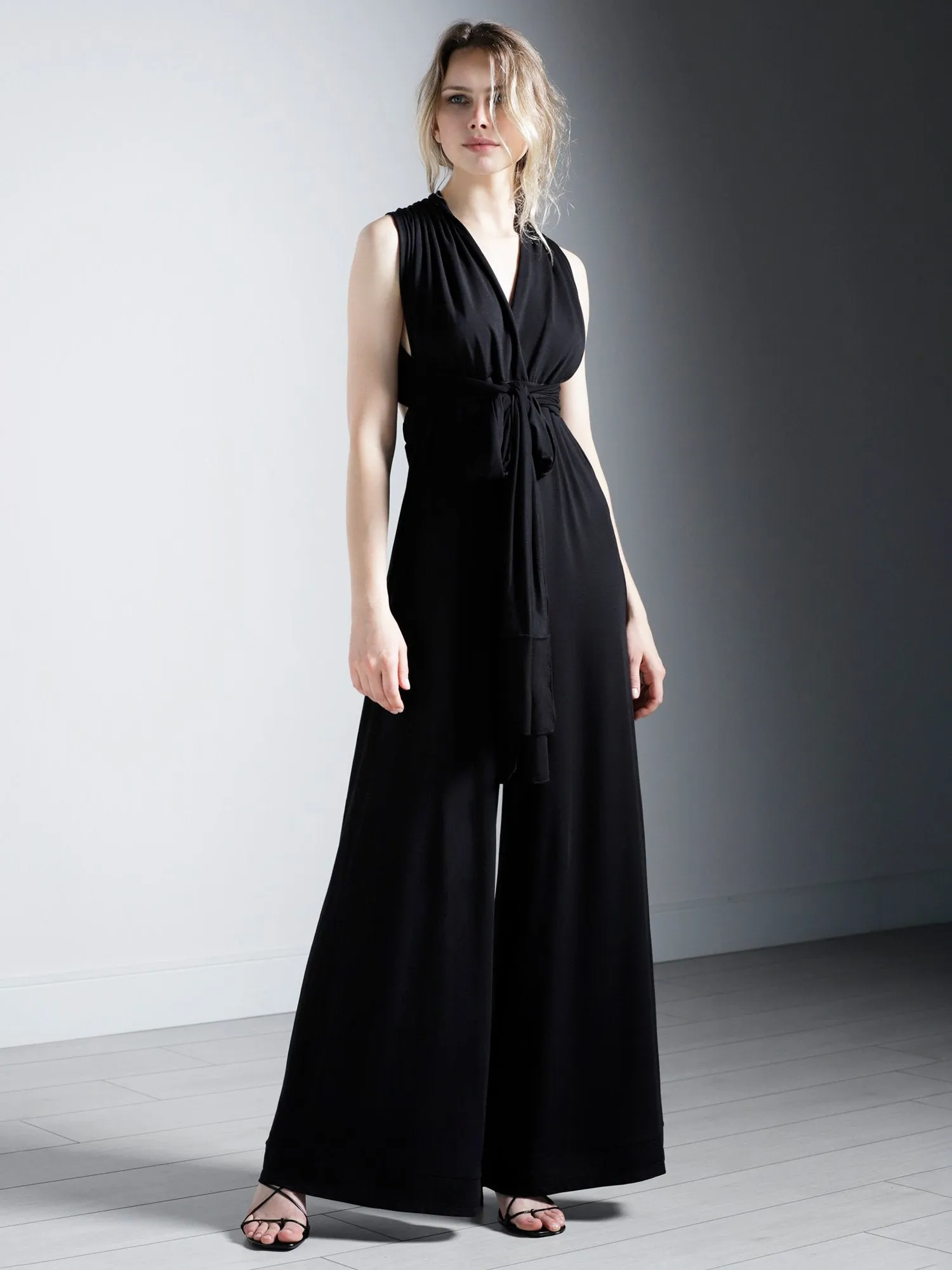 MODAL INFINITY JUMPSUIT, BLACK