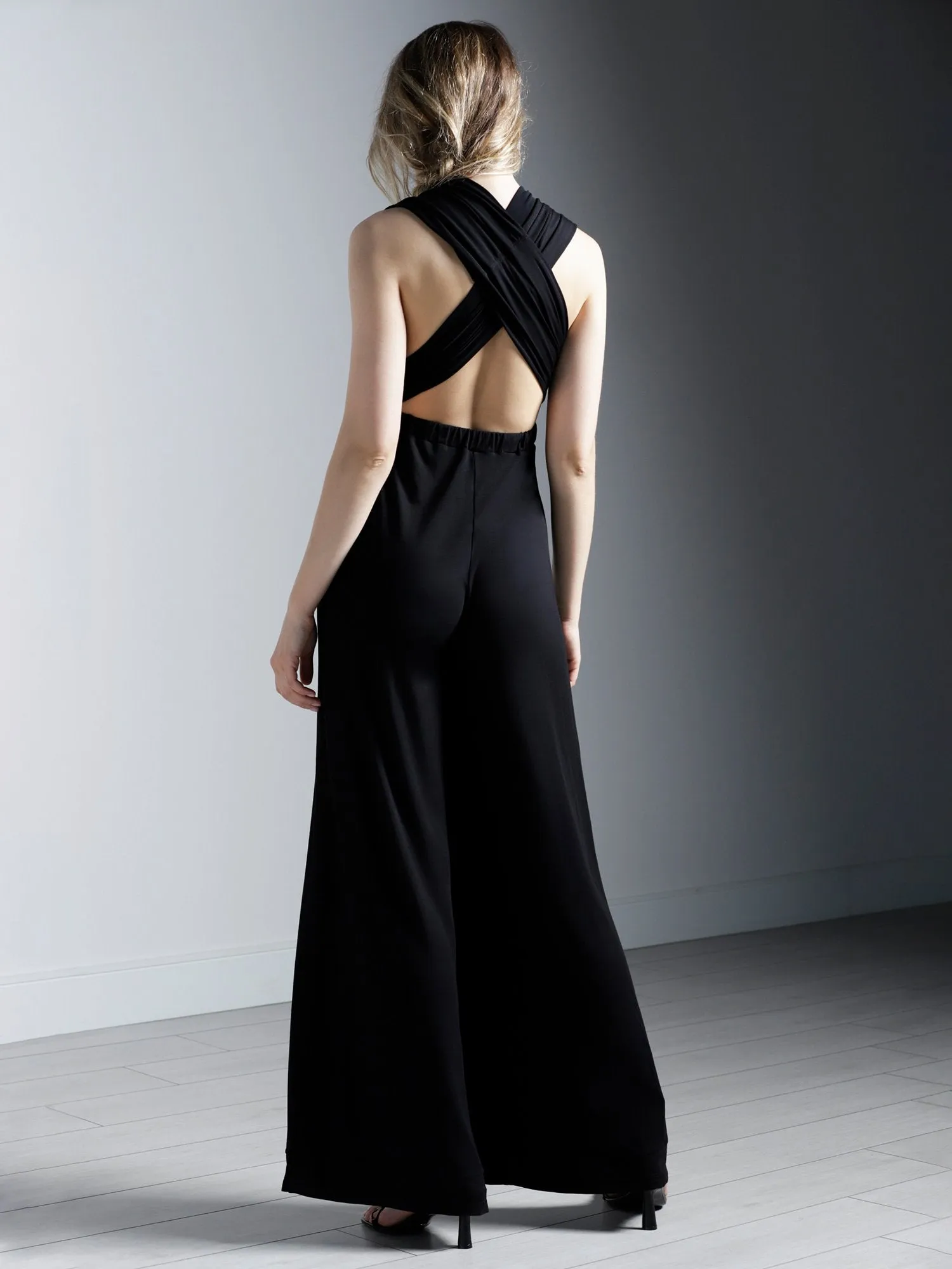 MODAL INFINITY JUMPSUIT, BLACK