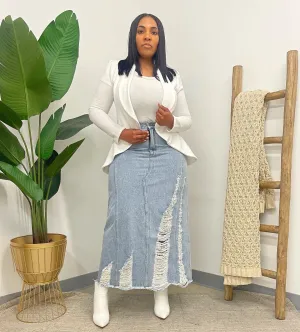 MODEST BLAZE Blazer-White