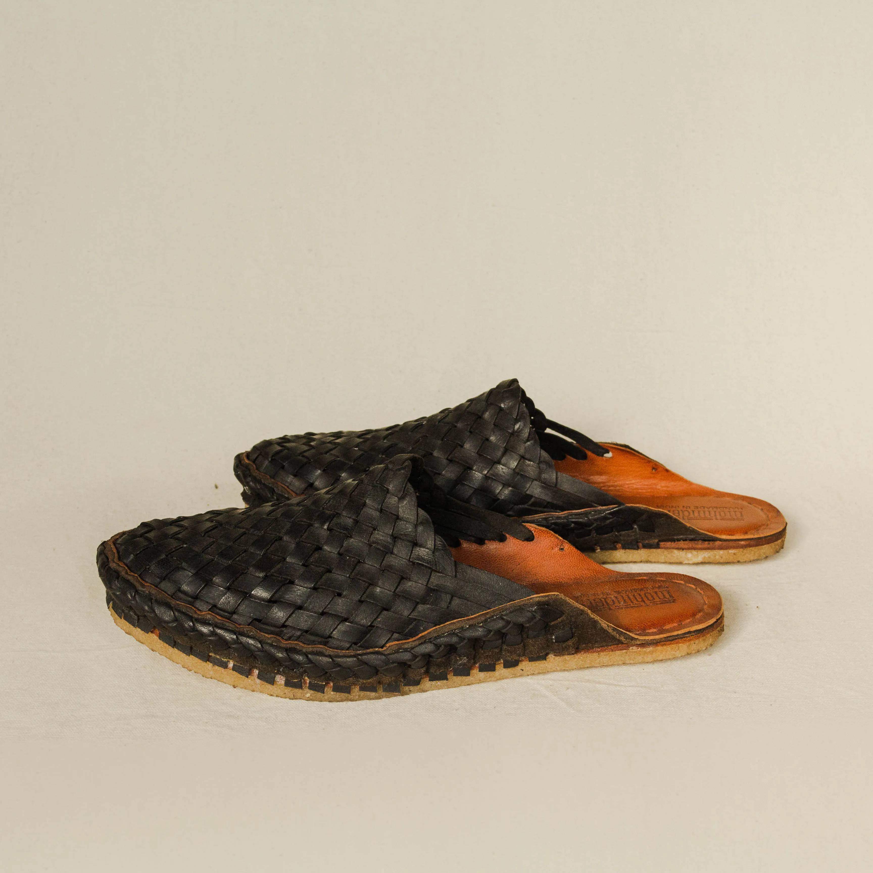 Mohinders Women's Woven Slides in Charcoal