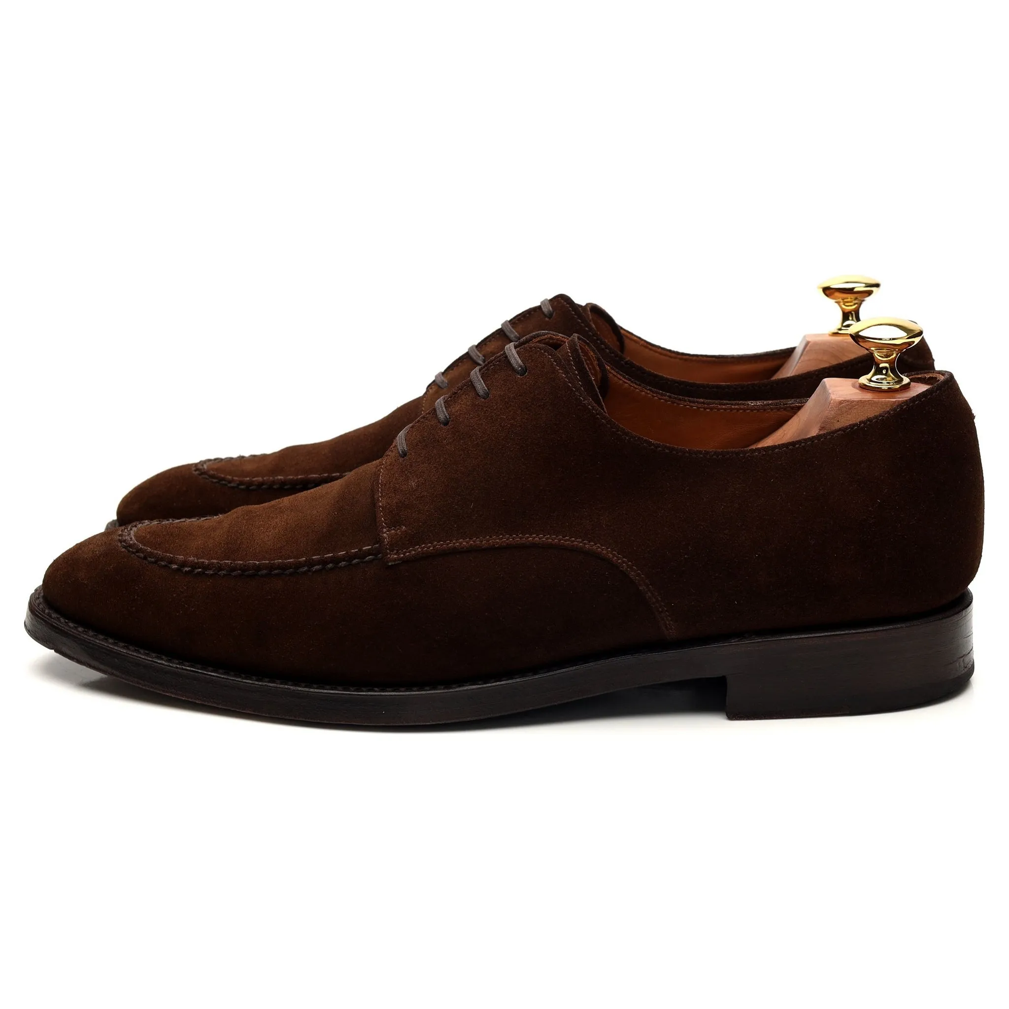 MTO 'Lynwood' Dark Brown Suede Derby UK 9 E