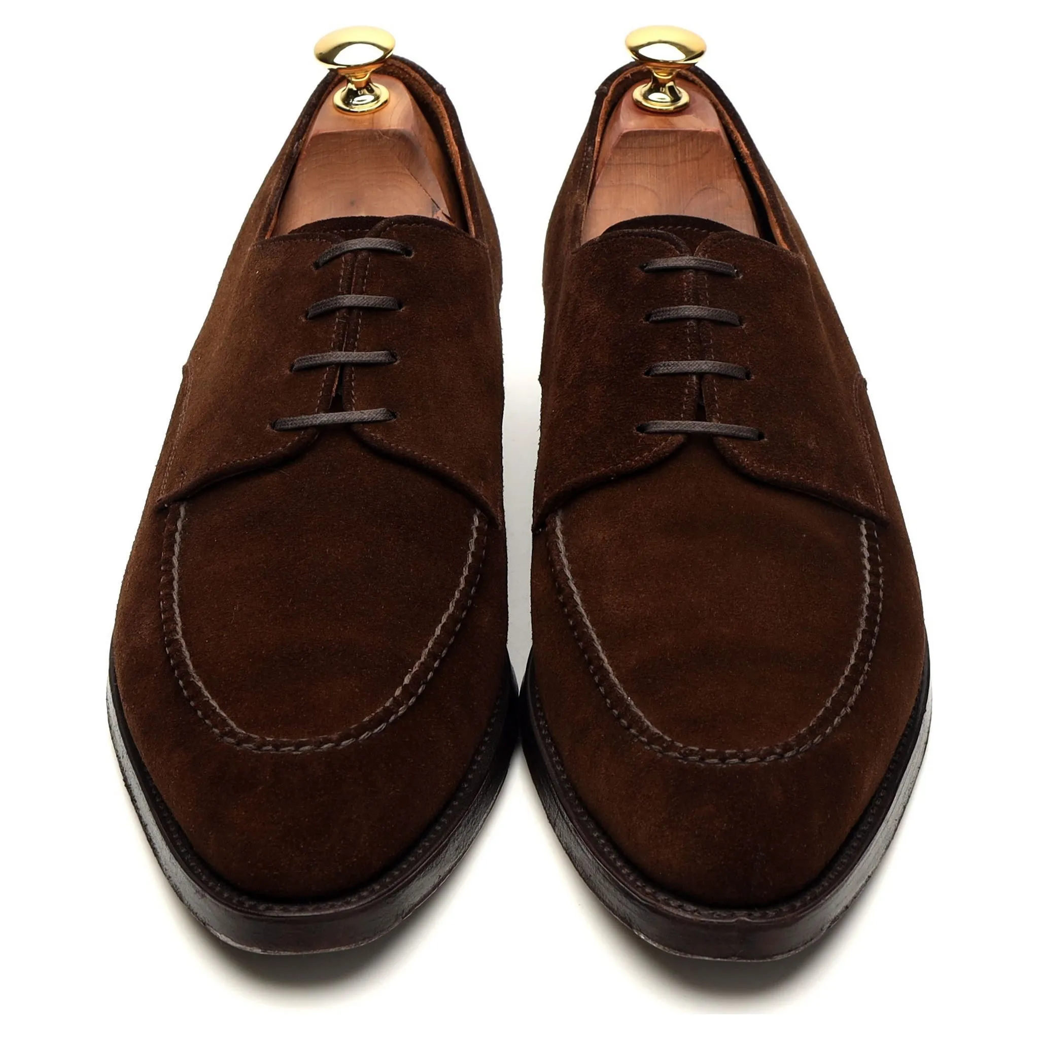 MTO 'Lynwood' Dark Brown Suede Derby UK 9 E