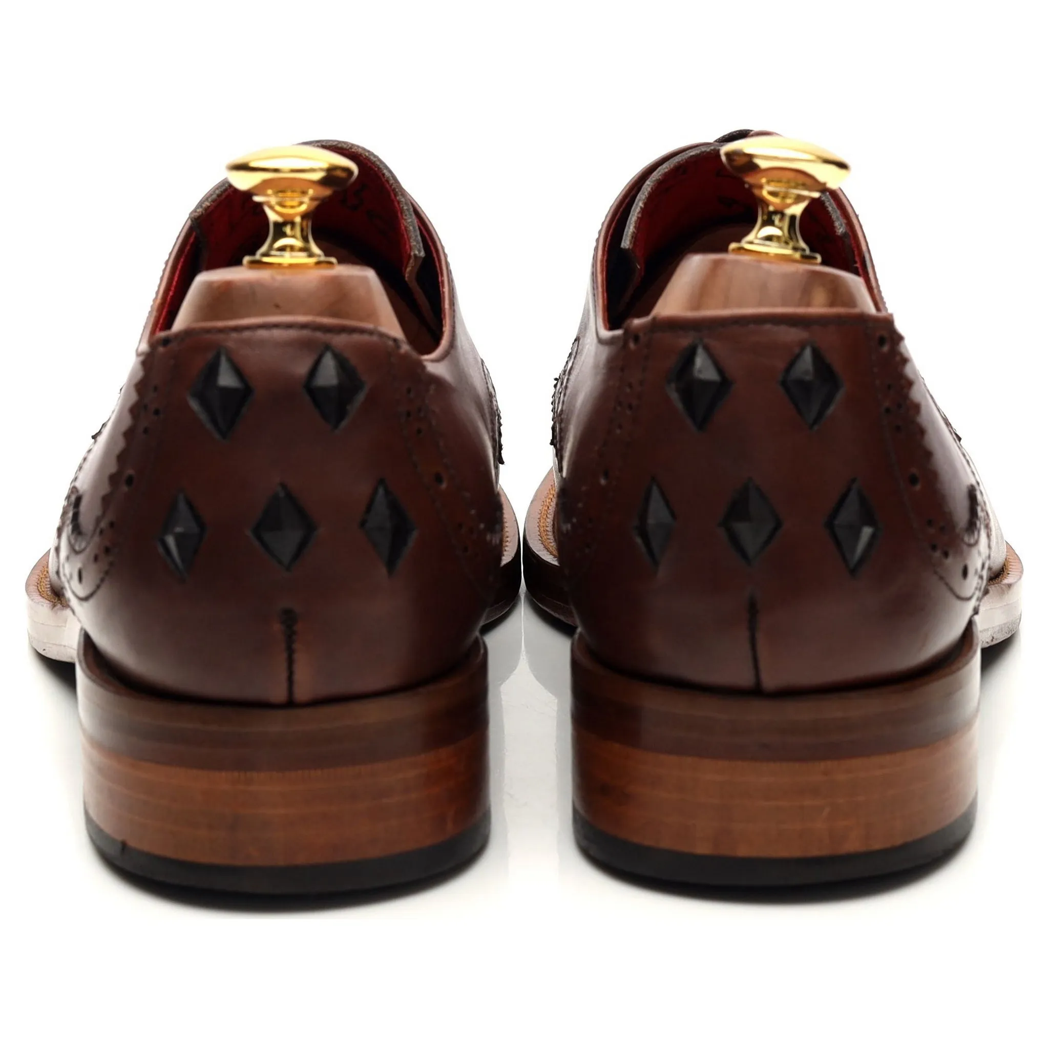 'Muse' Brown Leather Derby UK 10 F