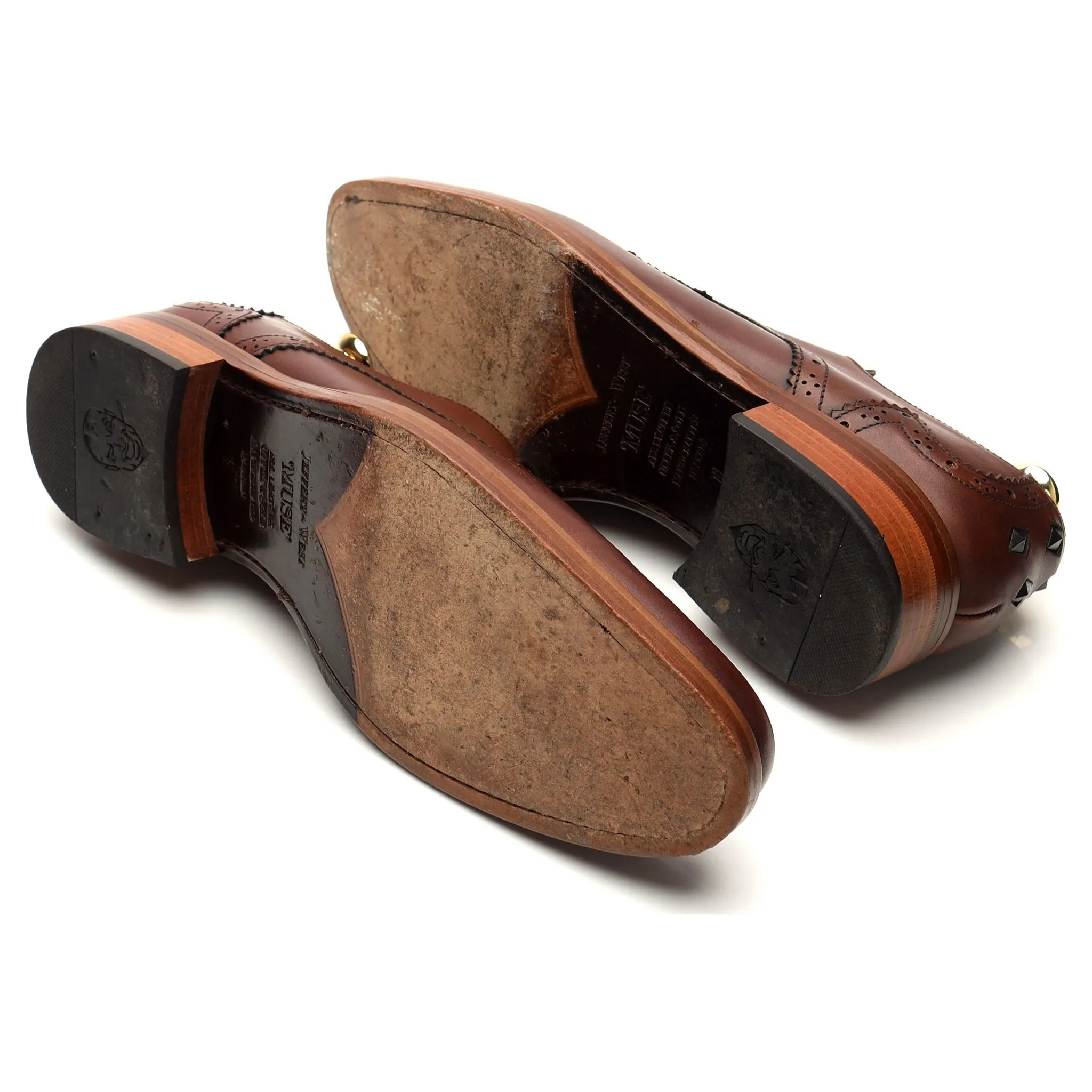 'Muse' Brown Leather Derby UK 10 F