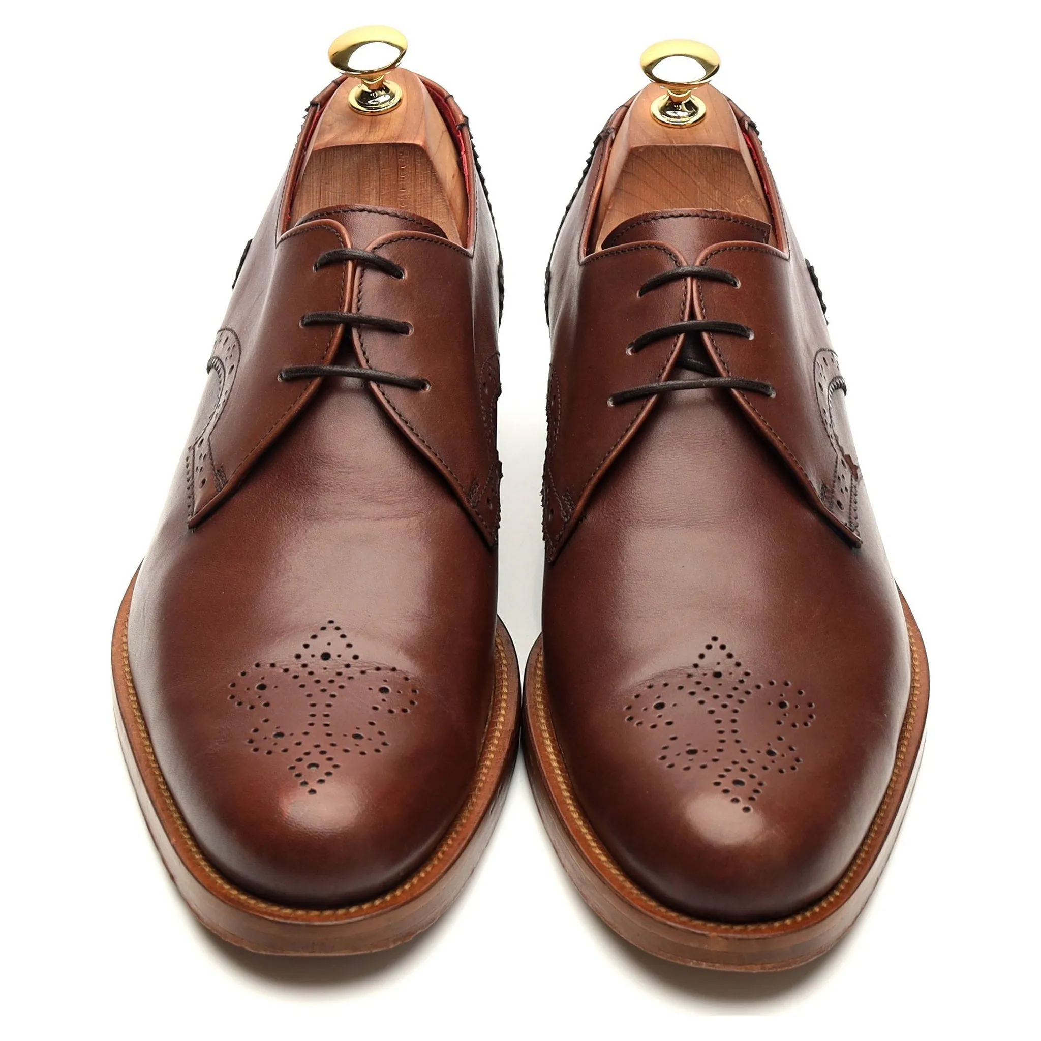 'Muse' Brown Leather Derby UK 10 F
